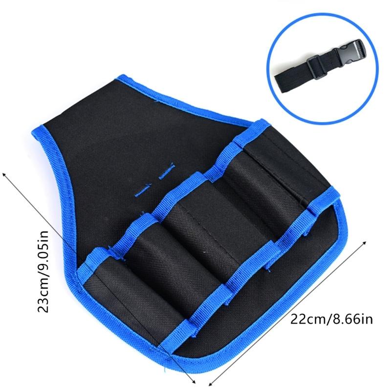 Multi Compartment Work Utility Belt Heavy Duty Nylon Construction Ergonomic Waist Mounted Tool Storage Professionals