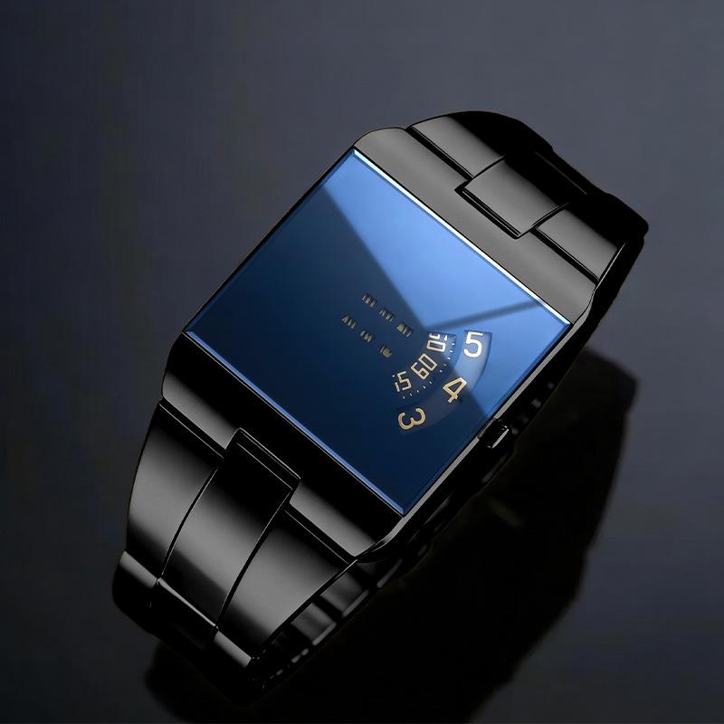 Unisex Modische Quarz-Quadratuhr - Armbanduhr für Herren & Damen für Schüler
