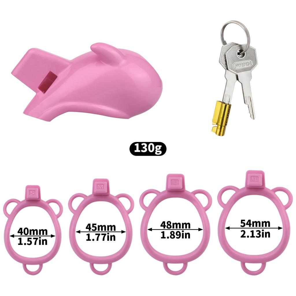 Resin CB Lock Chastity Lock Male Penis Cage Chastity Gay Sex Toys Cock Ring Urethral Chastity BDSM