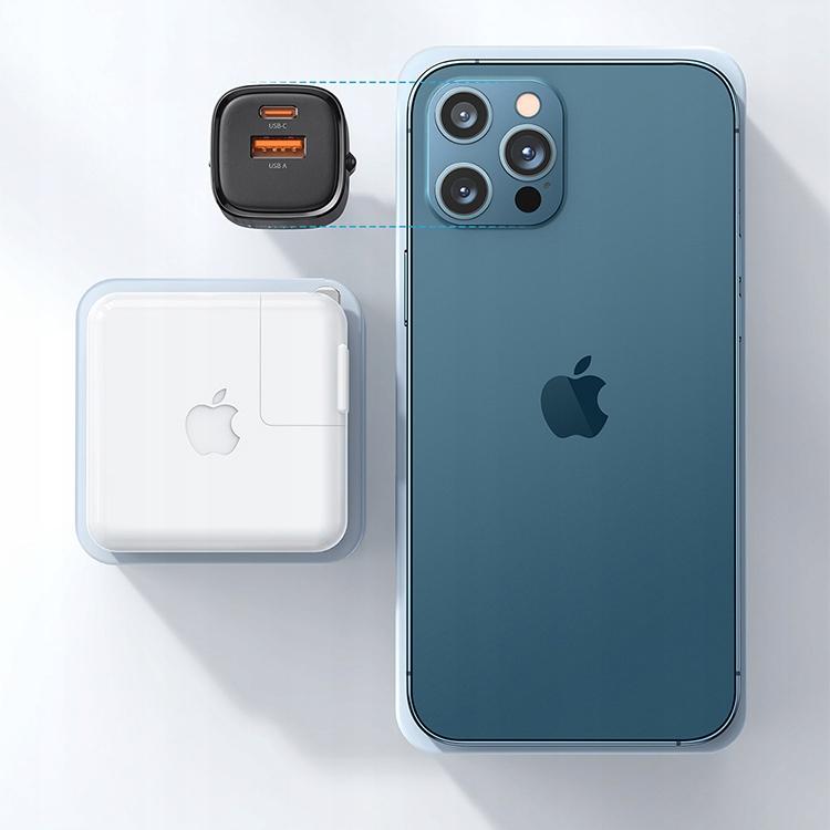 Usb/Usb-C Charger, Fast, Nano, Gan 33W Pd, Blue Mcdodo