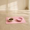 Waterproof Floor Protector for Pets Food Grade Silicone Pet Feeding Mat, Anti-Slip Dog Cat Bowl Small Mat Insulation Pad Puppy Kitten Easy Clean