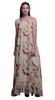 Bimba Light Pink4 Floral Leaves & Cardamine Nightgowns For Women Rayon Printed Spaghetti Strap Womens Nightwear Lingerie