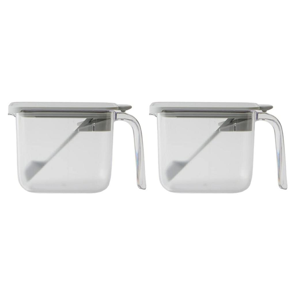 Marna Wide Seasoning Set of 2 Pot, Gray, K775GY,