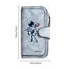 Stylish Astronaut Pattern Multi-Card Slot Wallet