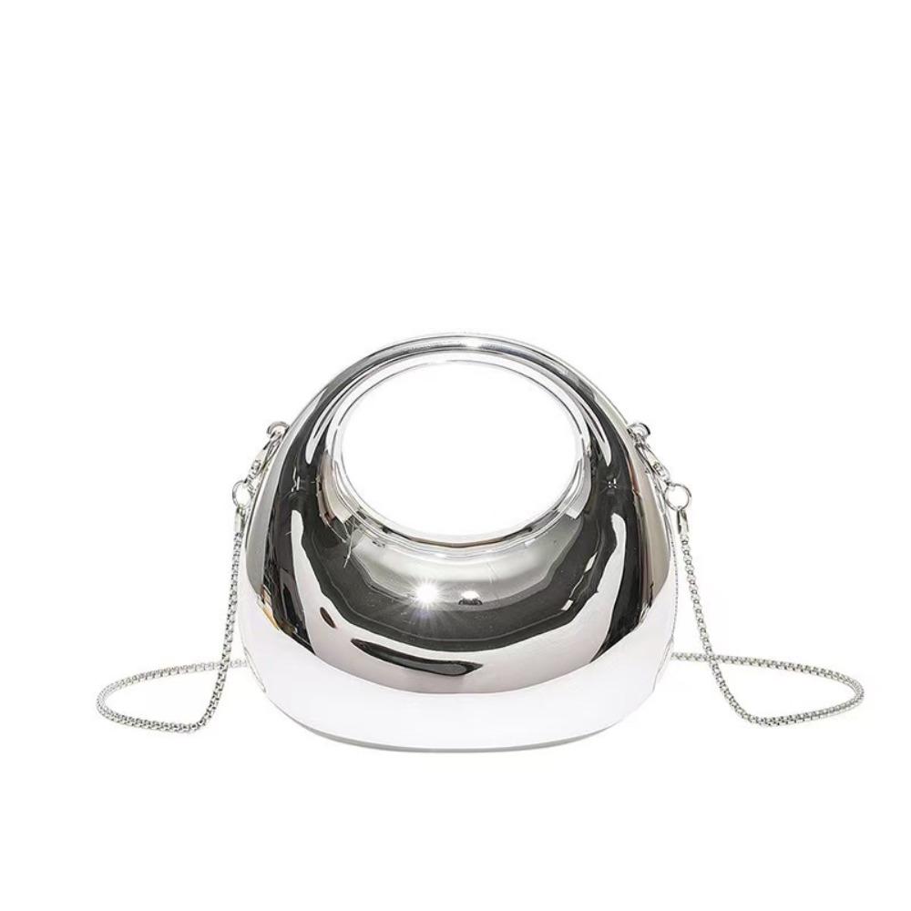 Stylish Crescent-shaped Bag, Sparkly Evening Bag, Mini Lightweight Women's Clutch, Can Be Used As a Shoulder Bag or Crossbody Bag.