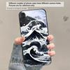 Abstrakte Moderne Wellen Für Samsung Galaxy A30 A31 A32 A33 A34 A35 A42 A30s A20 A25 A26 A51 A56 A54 A72 A73 A70 Glas Handyhülle