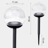 Solar Lamp, Transparent Ball, 4 Pcs. Ilumen Ls-103