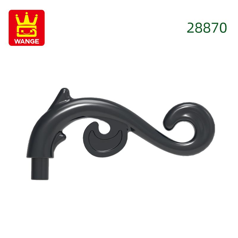 

Non-Toxic 152Pcs/Lot 28870 Curved Plant Stem Building Blocks Moc Roof Accessories Part Compatible With Brick Children Toys Gift Box about 152pcs