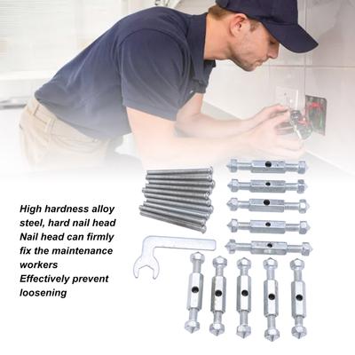 Cassette Repair Device Wall Electrical Box Screw Tool 118 for Type Light Socket Junction Alloy Steel Electrical Box Repair Kit