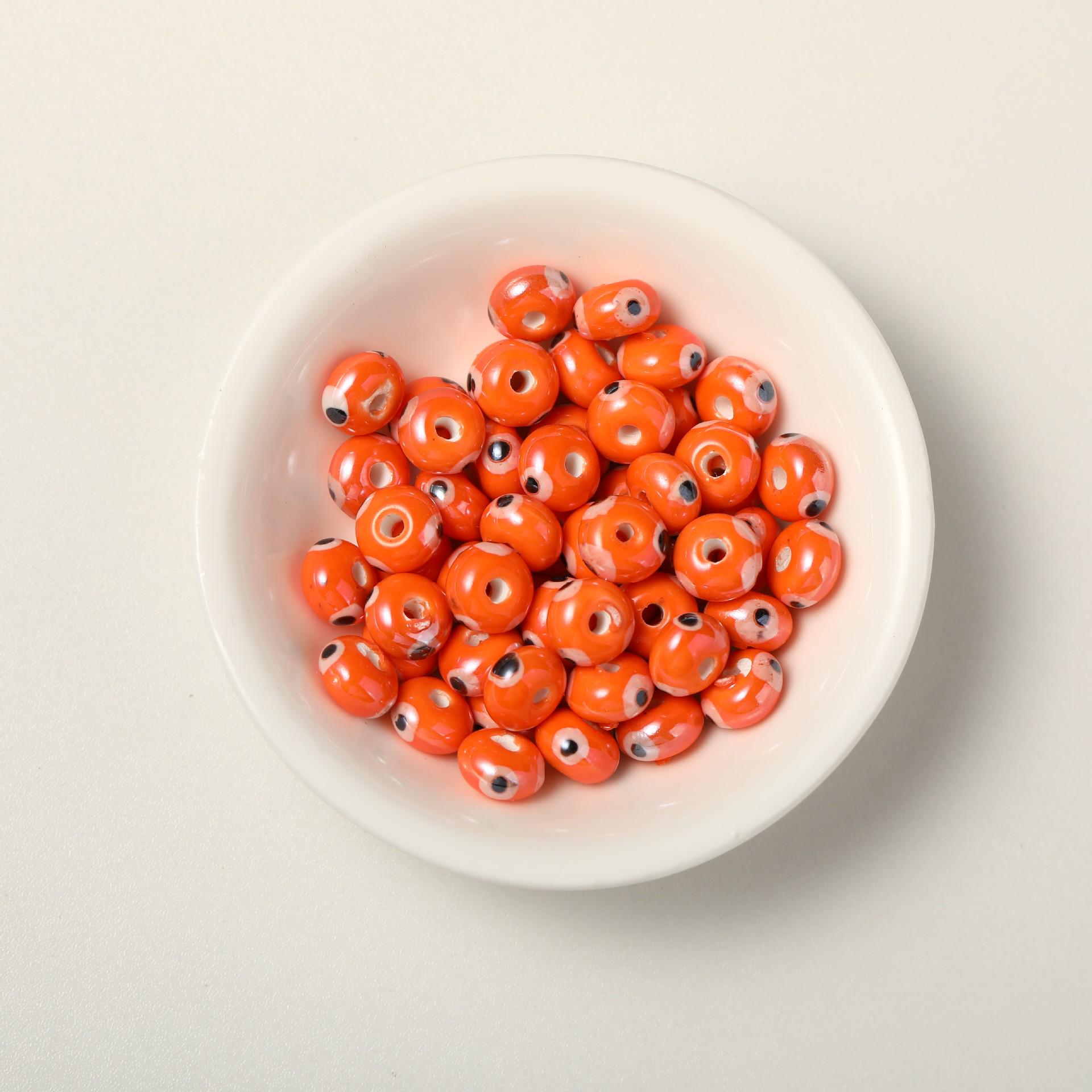 

Керамические бусины 5x8 мм с глазурью для глаз для изготовления украшений своими руками: Ожерелья, Браслеты, Серьги, Аксессуары ручной работы (1 piece)