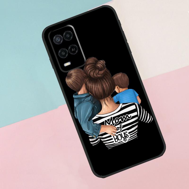

Super Dad Mom Baby Girl Twin For Oppo A16 A76 A96 A15 A80 A60 A40 A94 A54 A98 A78 A18 A38 A58 A17 A77 A74 A57S Phone Case OPPO A94 5G