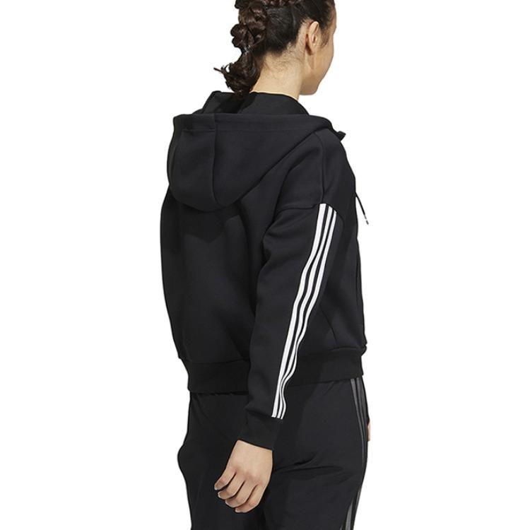 adidas Essential Jackets Women's Black Hooded Moderate Other HM7046