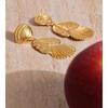 Eetit Ocean Style Stainless Steel Metal Shell Drop Dangle Earrings Summer Beach Popular Golden Statement Jewelry Prevent Allergy