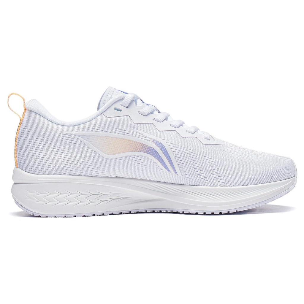 Li Ning Red Hare 6 Mesh, Textile Cushioning, Wear Resistant Low top Running Shoes Women's White Orange ARMT016-17