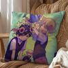 Series Mari game Basil Omori Game Pillow Case Antidustmite Pillowcase Invisible zipper silky short plush Sofa cushion cover