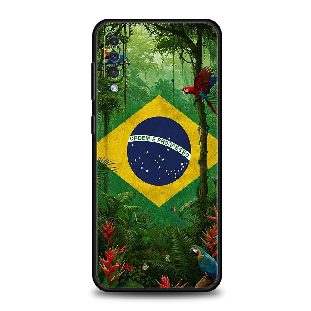 

Large Brazil Flag Phone Case For Samsung A56 A36 A26 A54 A52 A24 A14 A50 A72 A70 A40 A06 A12 A22 A34 A42 A32 A04s A16 5G Cover Samsung A22 5G