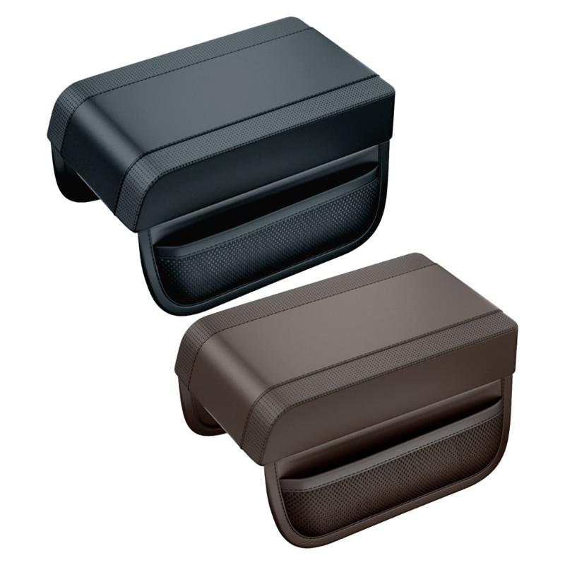 Car Center Armrest Pad Console Cover with Side Storage Bags Hand Cushion Interior Accessories for Driving Comfort