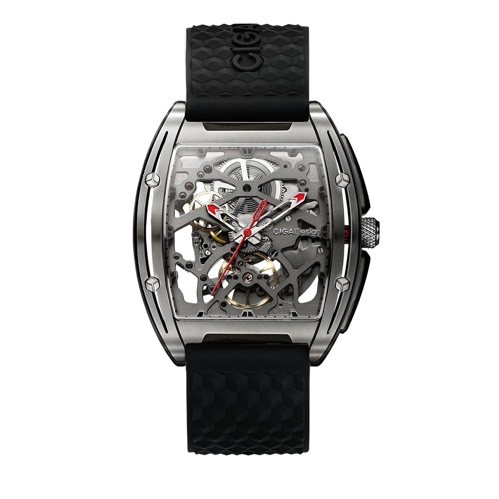 

Автоматичний годинник CIGA Design Series Z EDGE Titanium Genuine Black [SIGA Design] Z031-TITI-W15BK чоловічий срібний