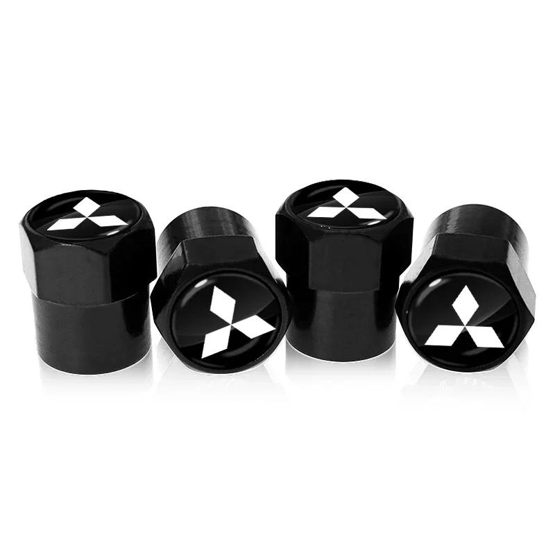 gzbf5 For Mitsubishi Outlander I200 Pajero Eclipse ASX Lancer Space Delica Car Valve Cap Wheel Tire Valve Caps Cover With Auto Styling