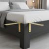 L-shaped Iron Corner Code 90 Degree Right Angle Fixator L-shaped Bracket Furniture Bed Frame Cabinet Connector