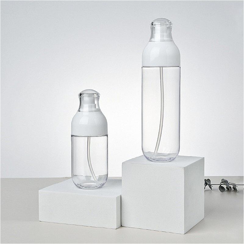 PETG Lotion & Spray Bottles 30-180ml, Light-Proof Portable Refillable Containers with Pump or Mist Cap