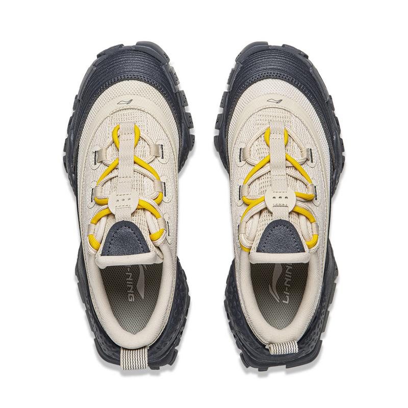 Li Ning Outdoor CF Tracing, Waldumgebung Outdoor Wanderschuhe Damen Hafergrau/Ebenholzschwarz AHCW028-3