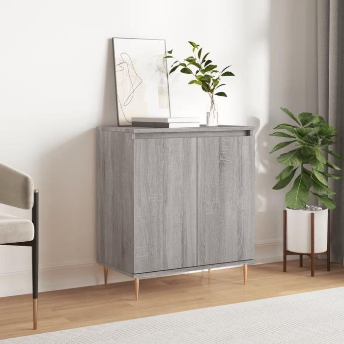 VidaXL Buffet Sonoma gris 60x35x70 cm Bois d'ingénierie 827154