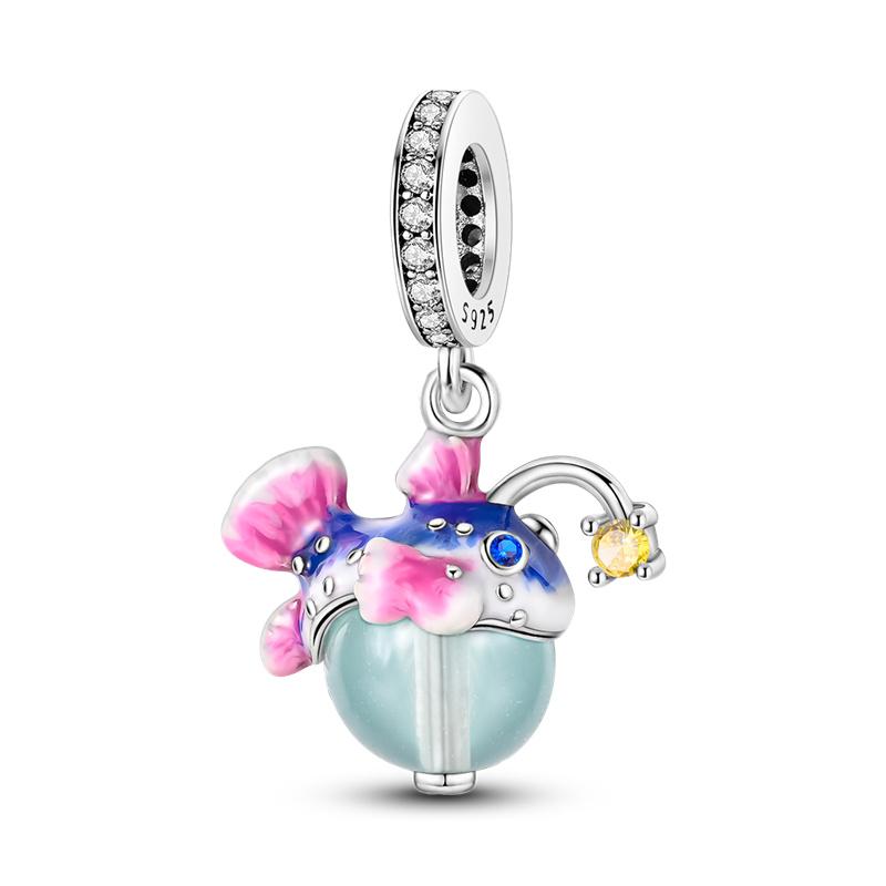 Newcopper Firefly Luminous Oil Lamp Pendant Matching Bracelet Original Women'S Jewelry Christmas Gift