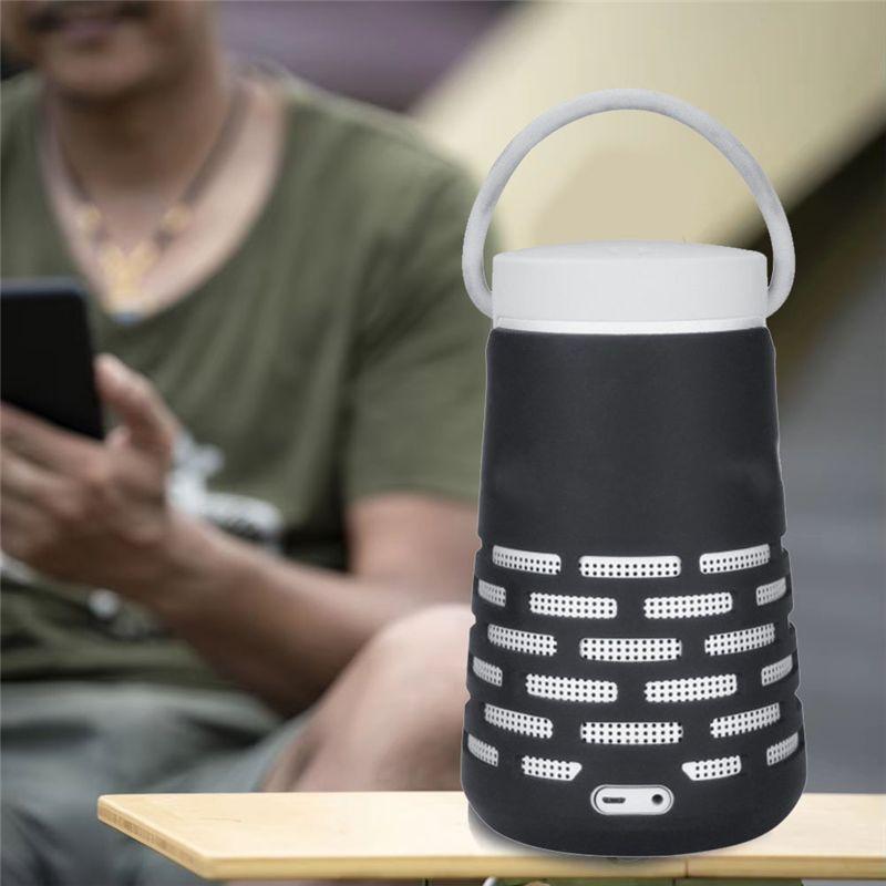ABNR Portable Speaker Carrying Travel Case Anti-Slip Speaker Protective Cover With Carabiner For Bose Soundlinkrevolve+