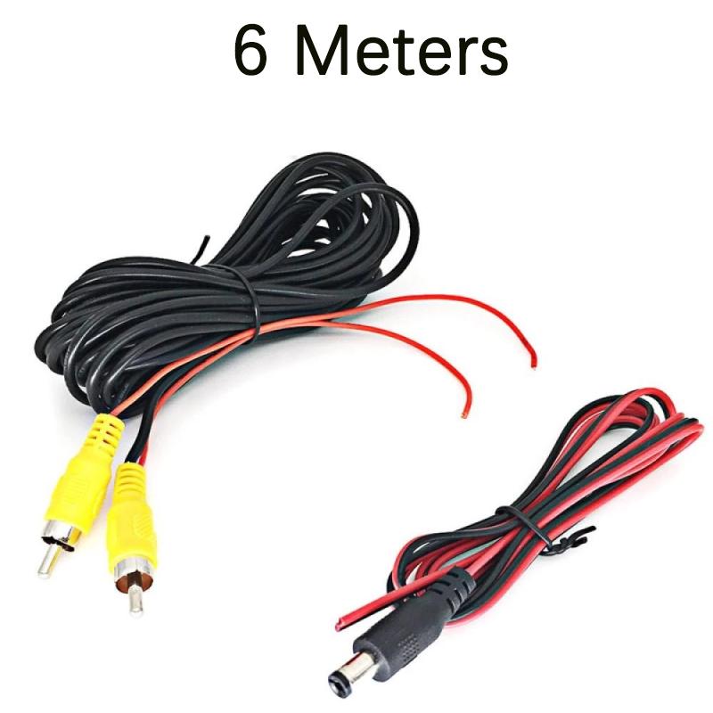 

Reverse Camera Video Cable for Car Rear View Parking Universal 6/10/15/20M Wire Match with Multimedia Monitor with Power Cable