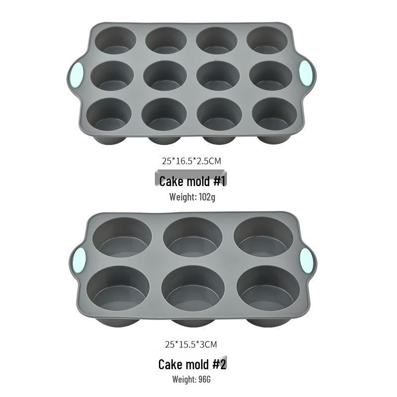 Silicone Basque Cheesecake and Donut Mold - High-Temperature Resistant Baking Tool
