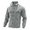 2026 Spring/Fall Men's Plus Velvet Lapel Slim Fit Solid Jacket - European Size