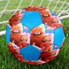 Cartoon Red Panda Indoor Soccer Ball Colorful All Ages Size 5 Machine Stitched PVC Competition Ready Durable High-Bounce
