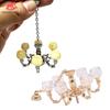 1Pc 1:6 1:12 Dollhouse Miniature Lamp Chandelier Light Working Ceiling Lamp Furniture Model Decor Toy Doll House Accessories