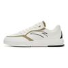 Anta Lifestyle Series Non-Slip Wear-Resistant Low-Top Sneakers Men Sneakers White Brown 912328011-1