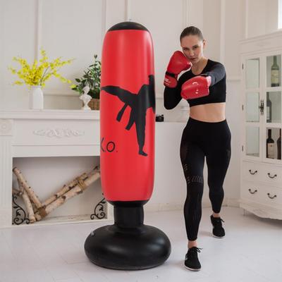 Adult & Kids Inflatable Standing Punching Bag – Thickened, Vented, Tumbler Design for Fitness & Boxing