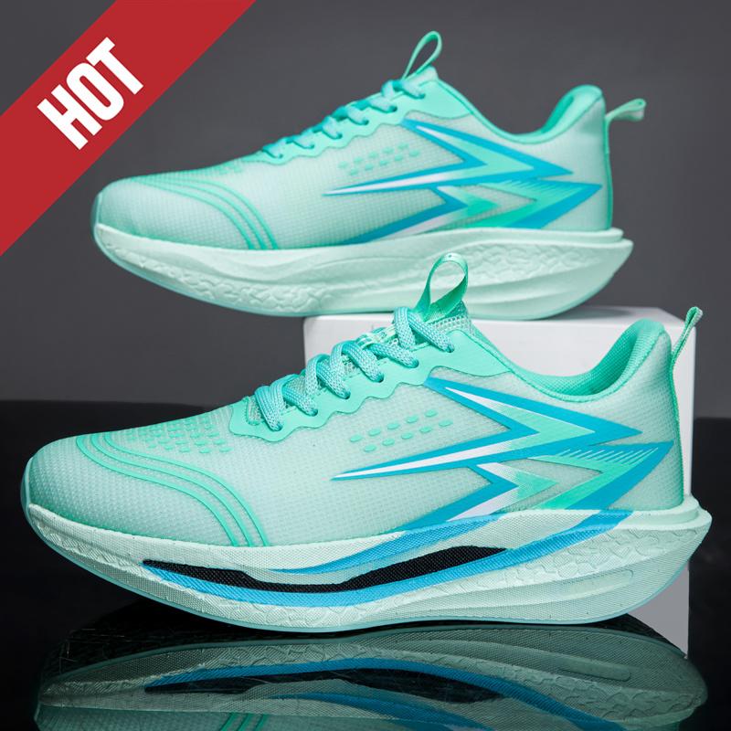 Running Shoes Carbon Board Marathon Men Sports Breathable Lightweight Women's Comfortable Athletic Nonskid Sneakers Casual