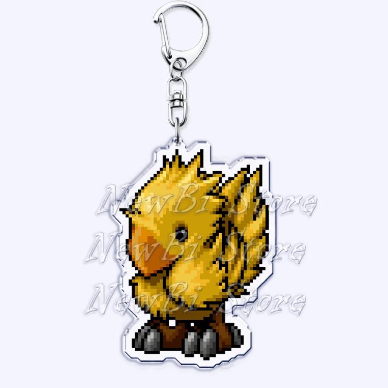 

Hot Action Game Keychains for Accessories Bag Key Chain Ring Cloud Strife Ffvii Tifa Sephiroth Jewelry Gamer Fans Gifts Keyrings