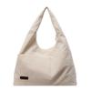 Einfache und große Unterarmtasche Damen einfarbig vielseitige Nischen-Schultertasche Nylon-Textur Pendler-Handtasche