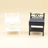 Doll House Nightstand 1/12 Scale Realistic Iron Dollhouse Furniture Imaginative Play Hobbyist Dollhouse Accessory
