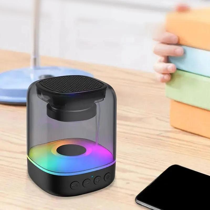 Portable LED Lamp Caixa De Som Bluetooth Speaker Mini Subwoofer Sound Box Music Wireless Small Woofer Bocina Coluna Column Audio