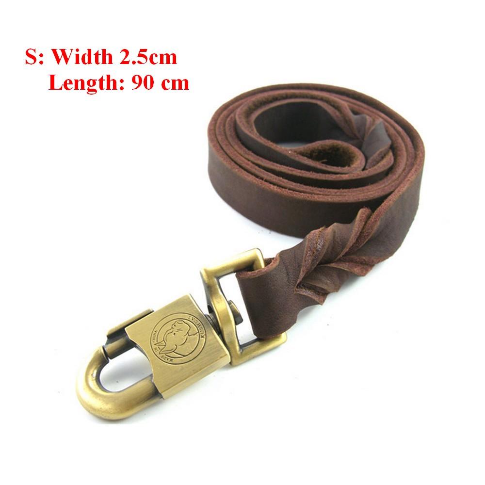 Pet Products Genuine Leather Dog Vest Harness For Medium Large Dog Pets Professional Dog Vest Collar Hand Chest Straps