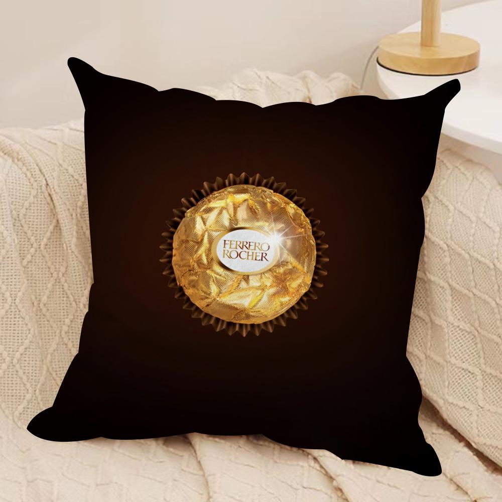 

Anime Sweet FFerreros Cushion Cover Short plush Doublesided Print Square Throw Pillow Covers Sofa Home Cushion Decor 30x30cm