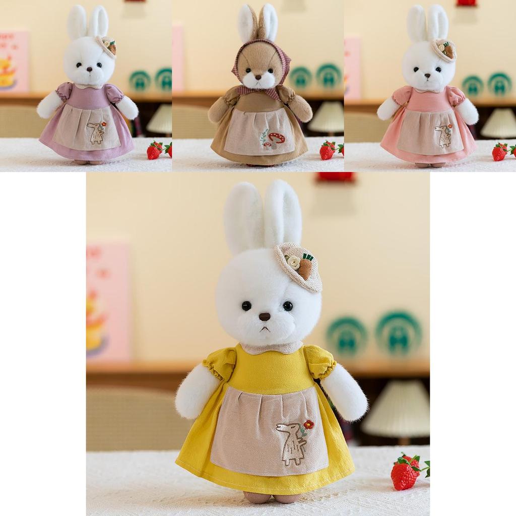 Adorable Plush Bunny Toy For Kids Soft Stuffed Animal Doll Perfect Birthday Gift