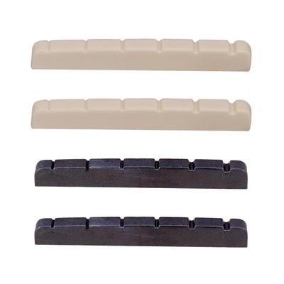 2pcs 6 String Electric Guitar Nut Saddle Bone Bridge Nut for Acoustic Folk Guitar Replacement Spare Part Guitar Accessories