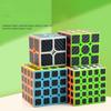 Lefang 3x3 Magic Cube Carbon Fiber Series Pyramid Mirror Skewb Speed Cube Puzzle Toys For Children
