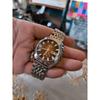 Used Orient Chrono Ace Dark Brown Dial Jubilee Bracelet Movable Item