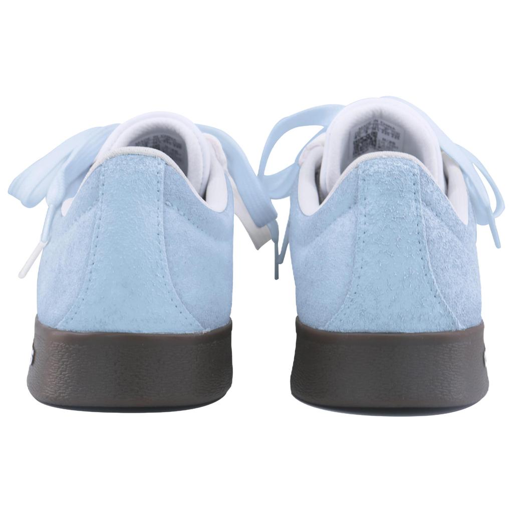 Adidas VL COURT 2.0 Lifestyle Leather Abrasion Resistant Low top Skateboard Shoes Unisex Sea Salt Blue HQ1802(Team1798-)