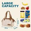 Women's Lunch Bag, Stylish Reusable Tote Bag, Work Leak Proof Cold Cute Reusable Women's Office School Picnic Lunch Bag