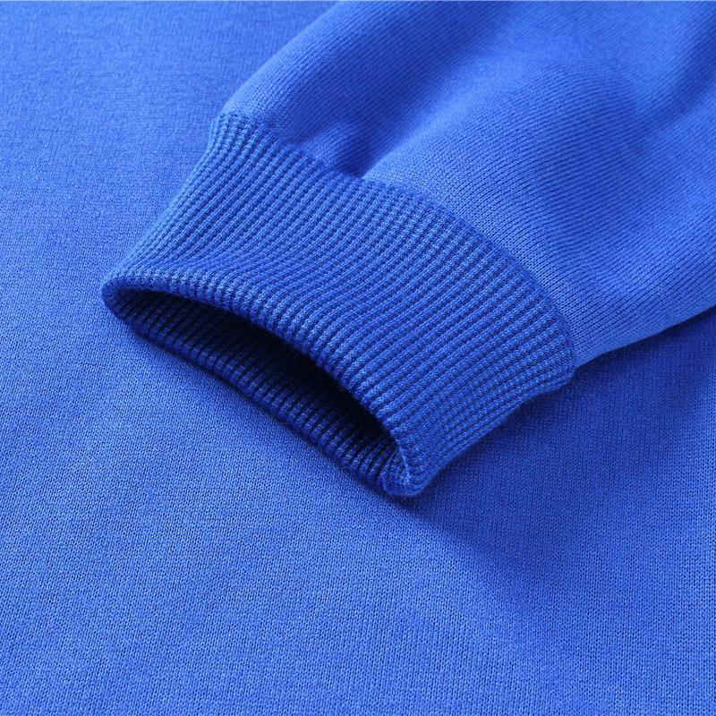 Solid Color Hoodie Women Plus Fleece Loose Casual Long-sleeved Top Coat Hoodie